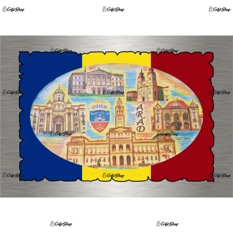 Arad, romania, magnet frigider mgs004